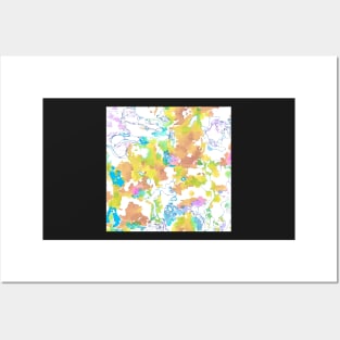 confetti colors print Posters and Art